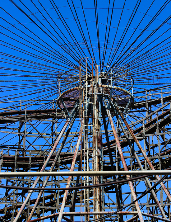 The Le Monstre Rollercoaster at La Ronde, Montreal, Quebec