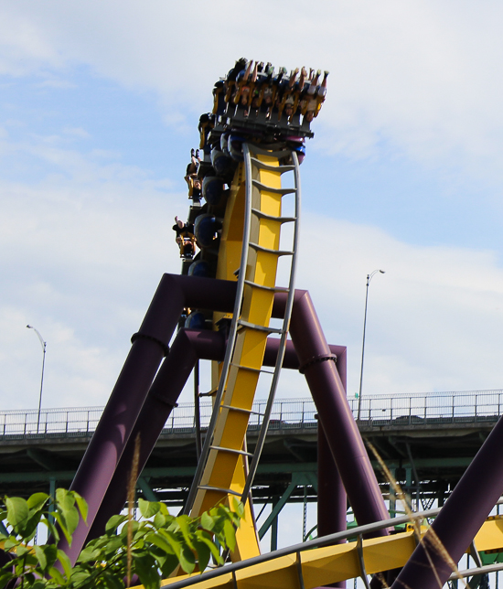 The Le Vampire rollercoaster at La Ronde, Montreal, Quebec