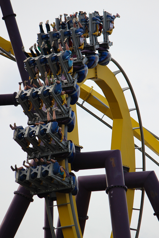 The Le Vampire rollercoaster at La Ronde, Montreal, Quebec