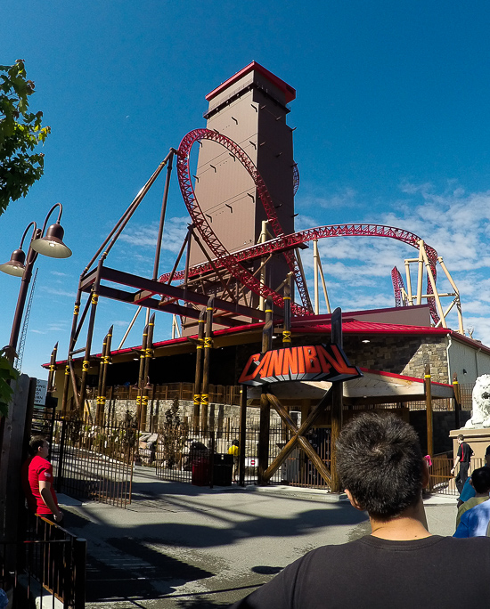 The Cannibal Roller Coaster at Lagoon Amusement Park, Farmington, Utah