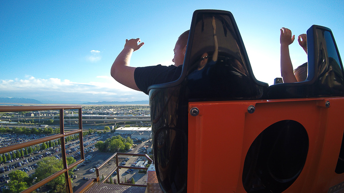 The Cannibal Roller Coaster at Lagoon Amusement Park, Farmington, Utah