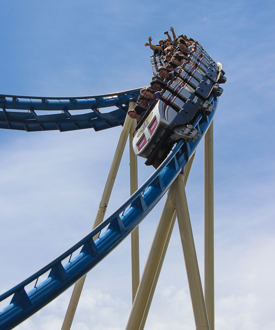 The Colossus The Fire Dragon Roller Coaster at Lagoon Amusement Park, Farmington, Utah
