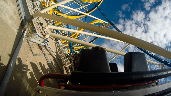 The Colossus The Fire Dragon Roller Coaster at Lagoon Amusement Park, Farmington, Utah