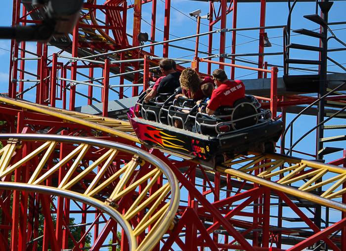 The Jet Star 2 Roller Coaster at Lagoon Amusement Park, Farmington, Utah