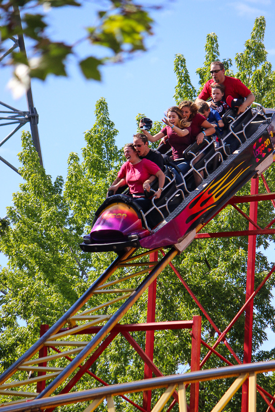  The Jet Star 2 Roller Coaster at Lagoon Amusement Park, Farmington, Utah