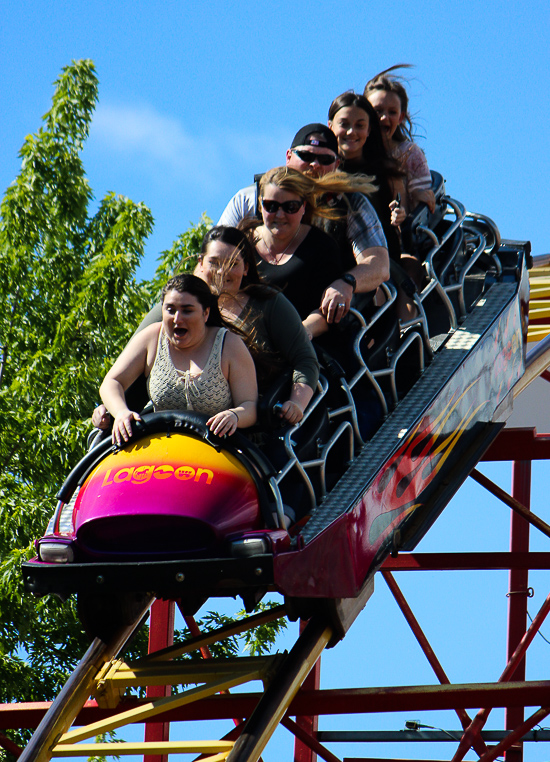 The Jet Star 2 Roller Coaster at Lagoon Amusement Park, Farmington, Utah