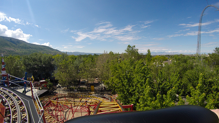 The Jet Star 2 Roller Coaster at Lagoon Amusement Park, Farmington, Utah