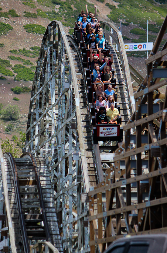 The Roller Coaster at Lagoon Amusement Park, Farmington, Utah