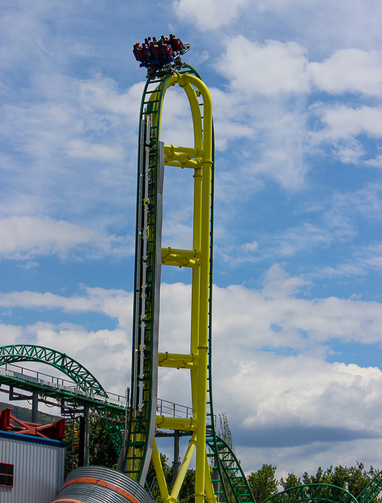 The Wicked Roller Coaster at Lagoon Amusement Park, Farmington, Utah