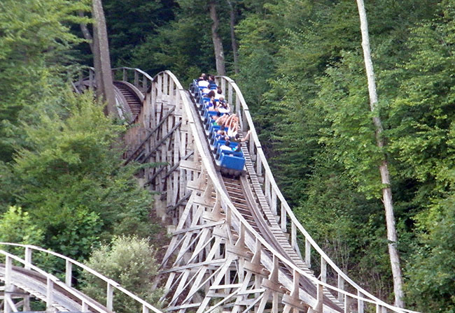 Boulder Dash Mountain Coaster at Lake Compounce, Bristol, Connecticut