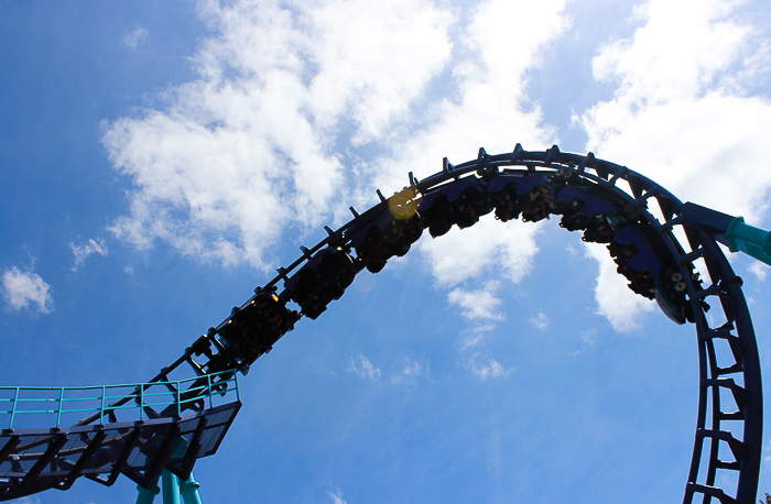 The Zoomerang Roller Coaster at Lake Compounce Amusement Park, Bristol, Connecticut
