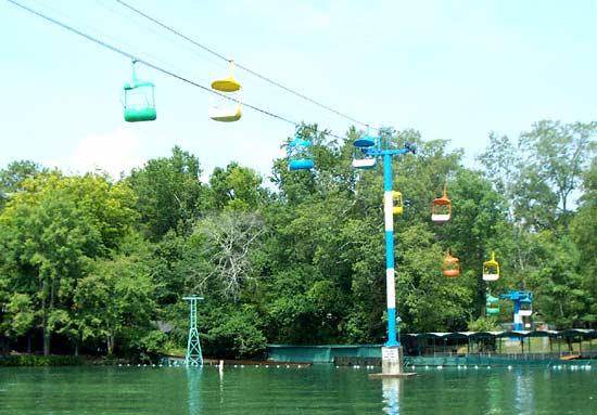 The Alpine Way Sky Ride at Lake Winnepesaukah, Rossville, Georgia