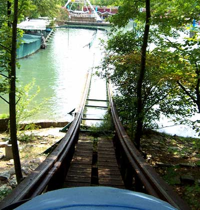 The Boat Chute at Lake Winnepesaukah, Rossville, Georgia