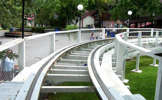 The Cannon Ball Rollercoaster at Lake Winnepesaukah, Rossville, Georgia