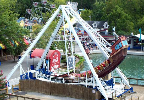 The Pirate Swinging Ship at Lake Winnepesaukah, Rossville, Georgia