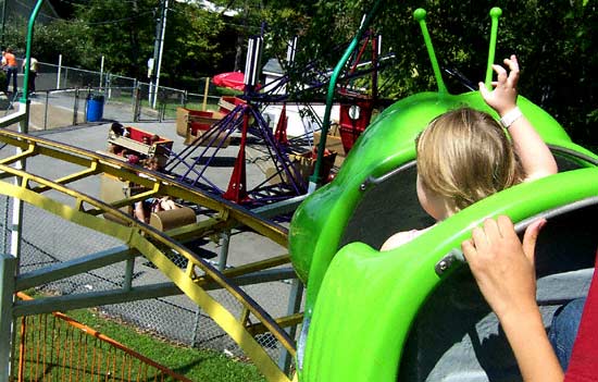 The Wacky Worm Rollercoaster at Lake Winnepesaukah, Rossville, Georgia