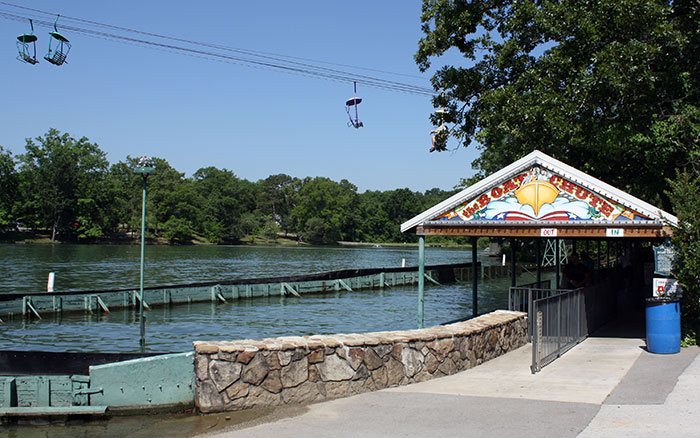 The Boat Chute at Lake Winnepesaukah Amusement Park, Rossville, Georgia