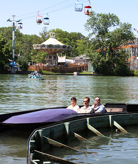 The Boat Chute at Lake Winnepesaukah Amusement Park, Rossville, Georgia