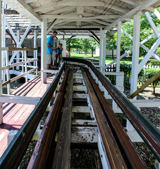 Leap The Dips, The worlds oldest roller coaster at Lakemont Park and The Island Waterpark, Altoona, Pennsylvania