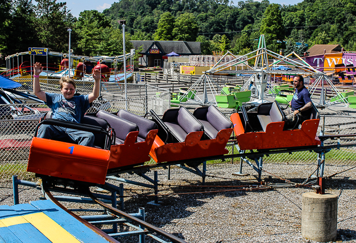 The Little Leaper Roller Coaster at Lakemont Park and The Island Waterpark, Altoona, Pennsylvania