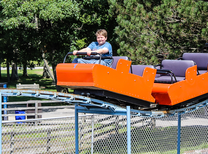 The Little Leaper Roller Coaster at Lakemont Park and The Island Waterpark, Altoona, Pennsylvania