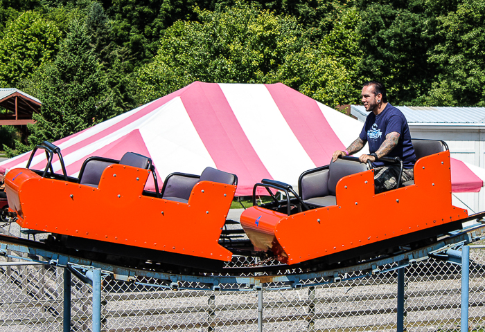 The Little Leaper Roller Coaster at Lakemont Park and The Island Waterpark, Altoona, Pennsylvania