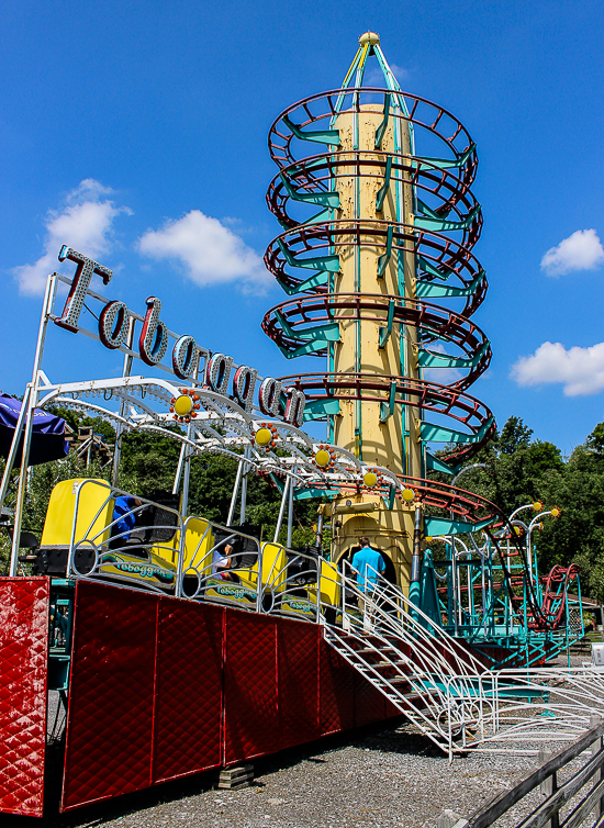 The Toboggan Roller Coaster at Lakemont Park and The Island Waterpark, Altoona, Pennsylvania