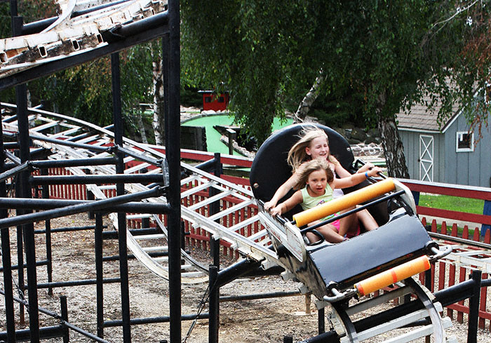 The Mad Mouse Roller Coaster at Little Amerricka Amusement Park, Marshall, Wisconsin