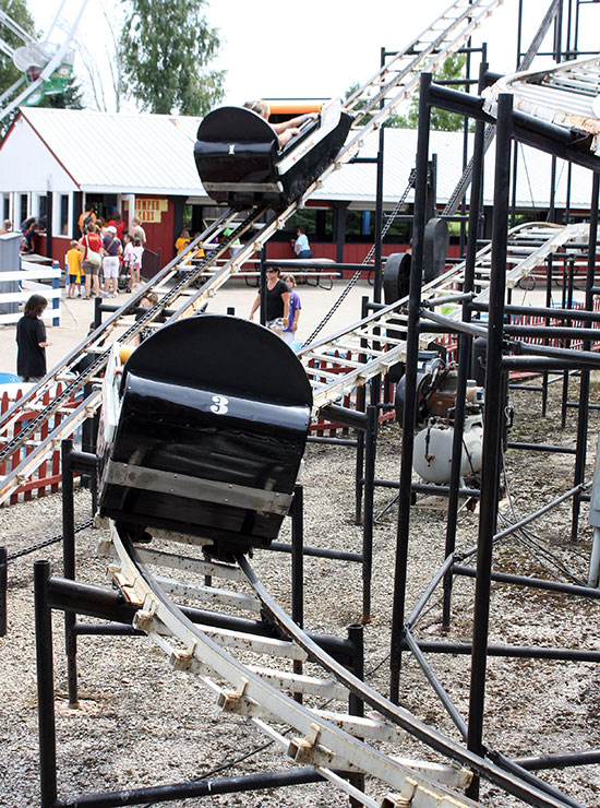 The Mad Mouse Roller Coaster at Little Amerricka Amusement Park, Marshall, Wisconsin