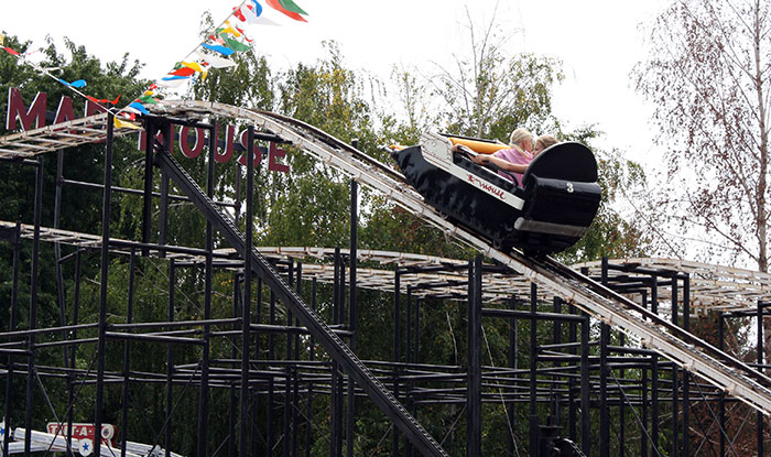 The Mad Mouse Roller Coaster at Little Amerricka Amusement Park, Marshall, Wisconsin