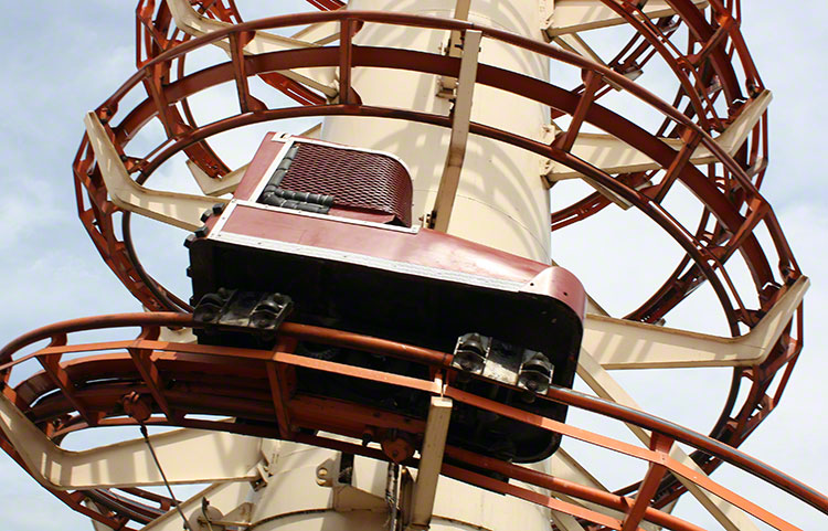 The Wild and Wooly Tobogan Roller Coaster at Little Amerricka Amusement Park, Marshall, Wisconsin