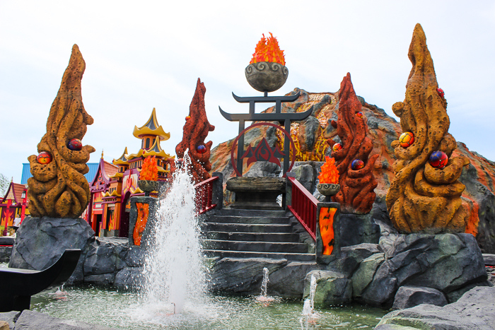 The Makatu Shrine in the Mura Realm at Lost Island Theme Park, Waterloo, Iowa