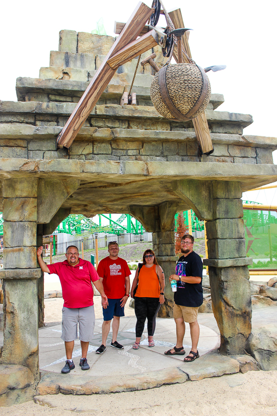The Pengali Ruin in the Yuta Realm at Lost Island Theme Park, Waterloo, Iowa