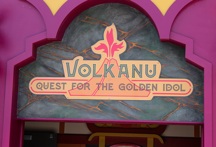 Volkanu:  Quest for the Golden Idol in The Mura Realm at Lost Island Theme Park, Waterloo, Iowa