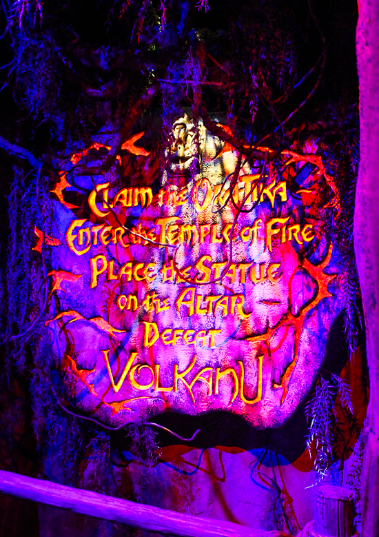 The Volkanu:  Quest for the Golden Idol in the Mura Realm at Lost Island Theme Park, Waterloo, Iowa