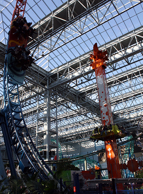 The Avatar The Last Airbender Rollercoaster at Nickelodeon Universe at the Mall of America, Bloomington, MN