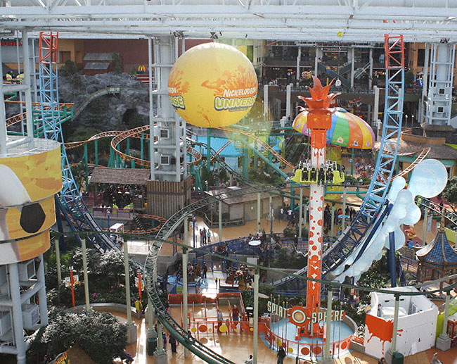 The Avatar The Last Airbender Rollercoaster at Nickelodeon Universe at the Mall of America, Bloomington, MN