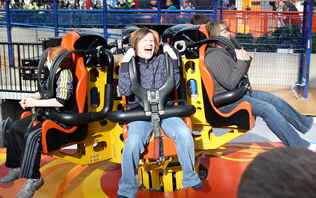 The Avatar The Last Airbender Rollercoaster at Nickelodeon Universe at the Mall of America, Bloomington, MN
