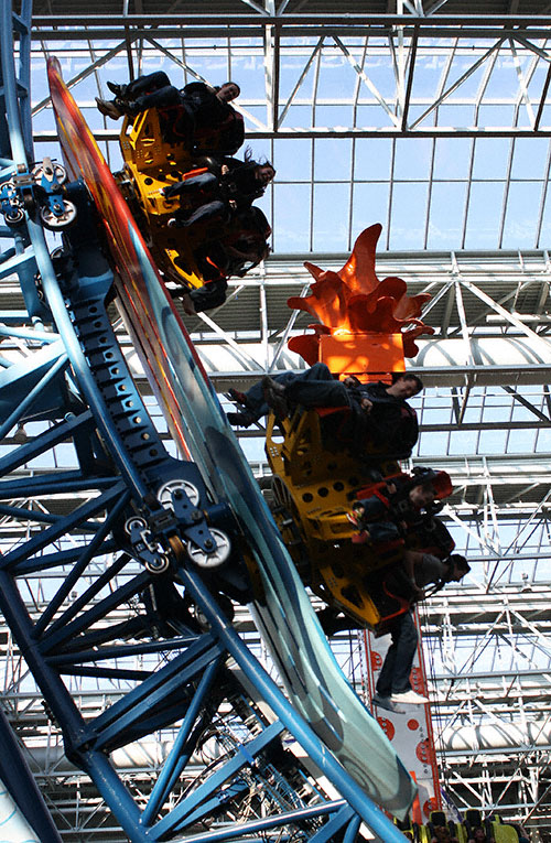 The Avatar The Last Airbender Rollercoaster at Nickelodeon Universe at the Mall of America, Bloomington, MN