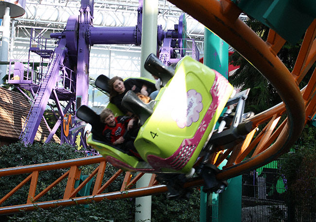 The Fairly Odd Parents Rollercoaster at Nickelodeon Universe at the Mall of America, Bloomington, MN