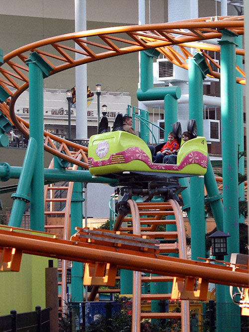 The Fairly Odd Parents Rollercoaster at Nickelodeon Universe at the Mall of America, Bloomington, MN
