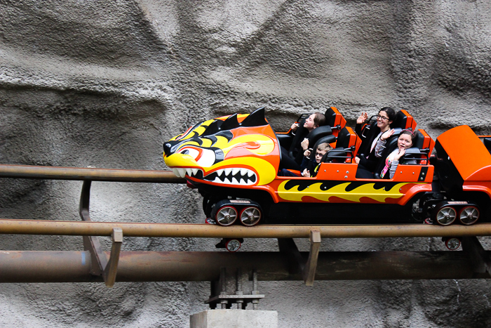 The Dragon Mountain Rollercoaster at Marineland of Canada, Niagara Falls, Ontario