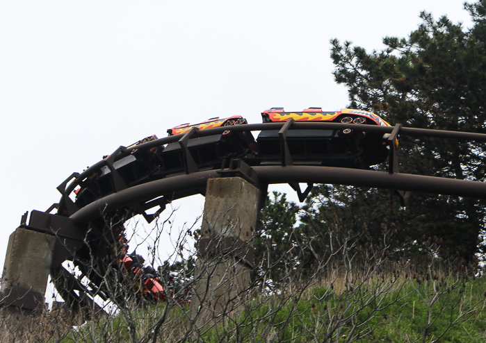 The Dragon Mountain Rollercoaster at Marineland of Canada, Niagara Falls, Ontario