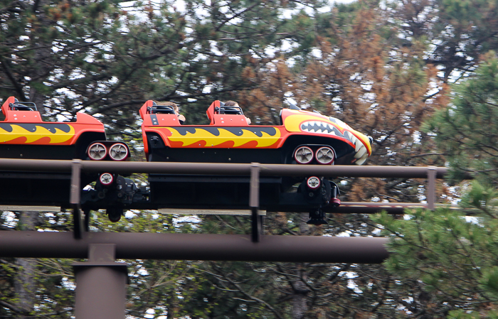 The Dragon Mountain Rollercoaster at Marineland of Canada, Niagara Falls, Ontario