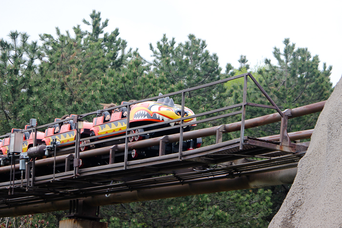 The Dragon Mountain Rollercoaster at Marineland of Canada, Niagara Falls, Ontario