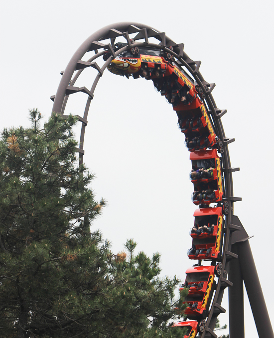 The Dragon Mountain Rollercoaster at Marineland of Canada, Niagara Falls, Ontario