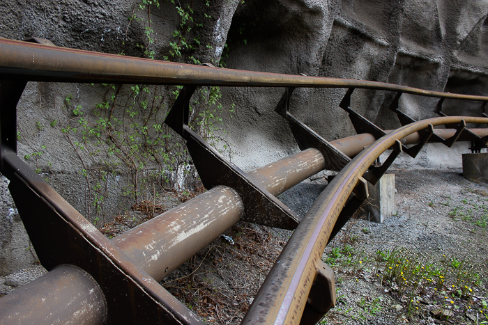 The Dragon Mountain Rollercoaster at Marineland of Canada, Niagara Falls, Ontario