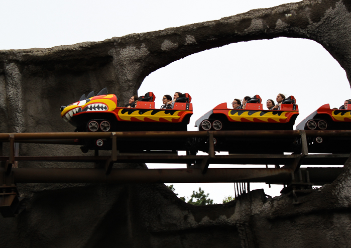 The Dragon Mountain Rollercoaster at Marineland of Canada, Niagara Falls, Ontario