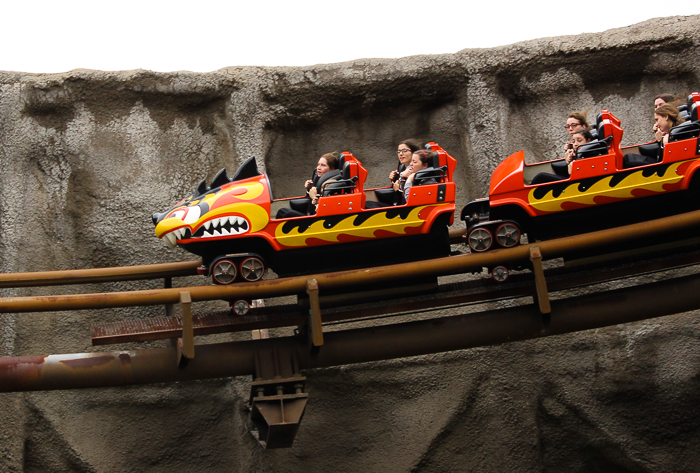 The Dragon Mountain Rollercoaster at Marineland of Canada, Niagara Falls, Ontario