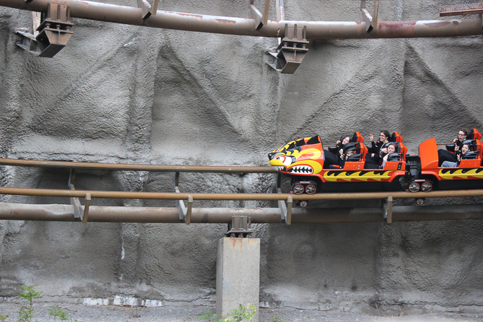 The Dragon Mountain Rollercoaster at Marineland of Canada, Niagara Falls, Ontario
